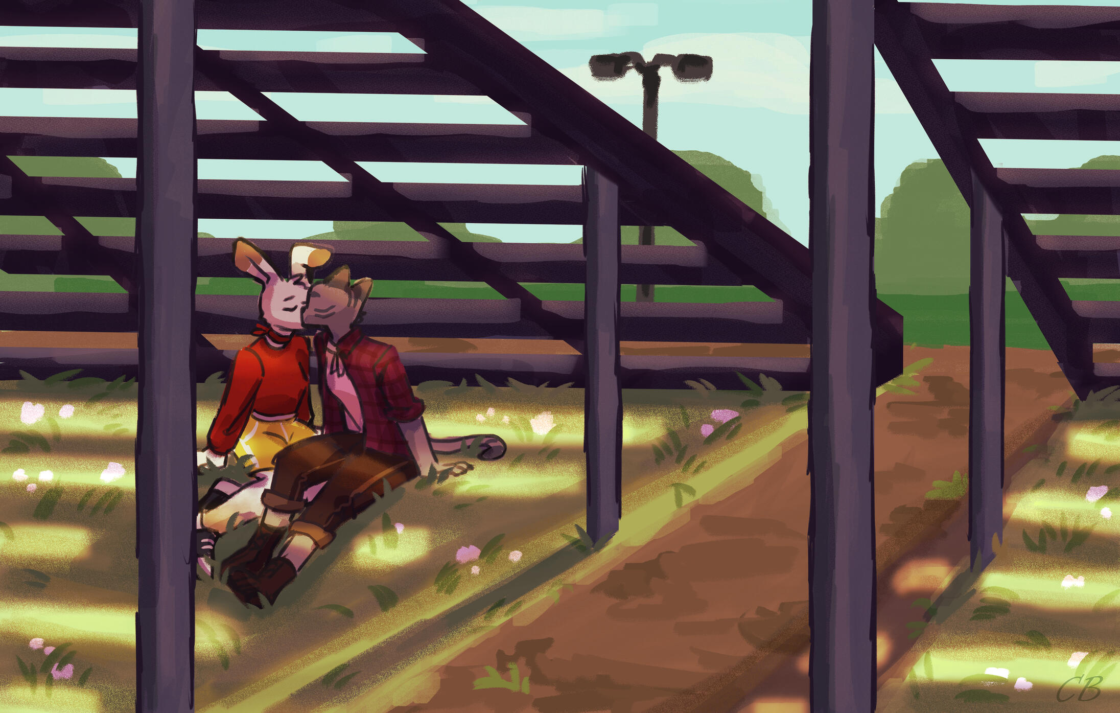 Charlie &amp; Thea: Bleachers